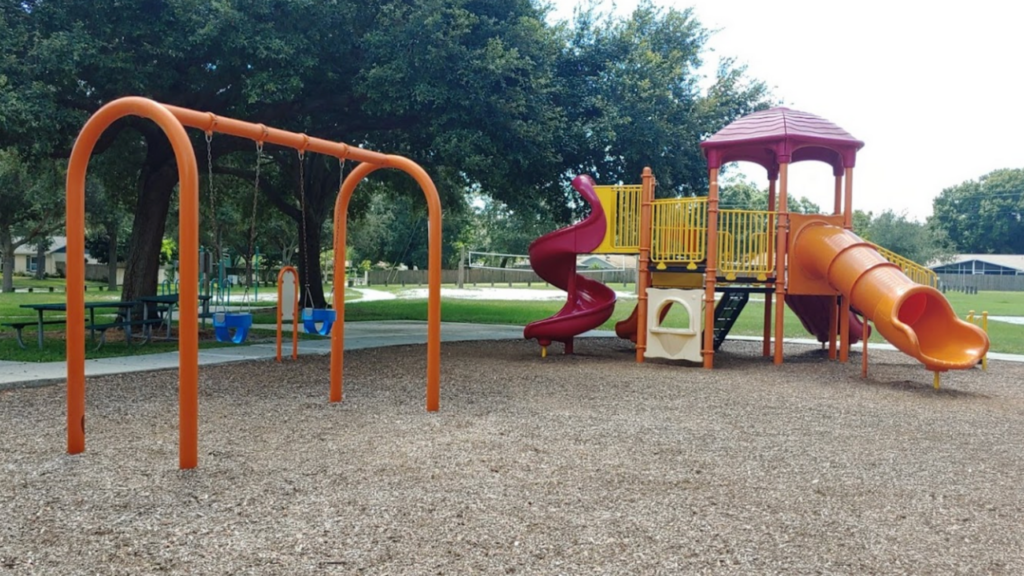 Playground set at Bloomingdale West Park and Community Center Bloomingdale FL