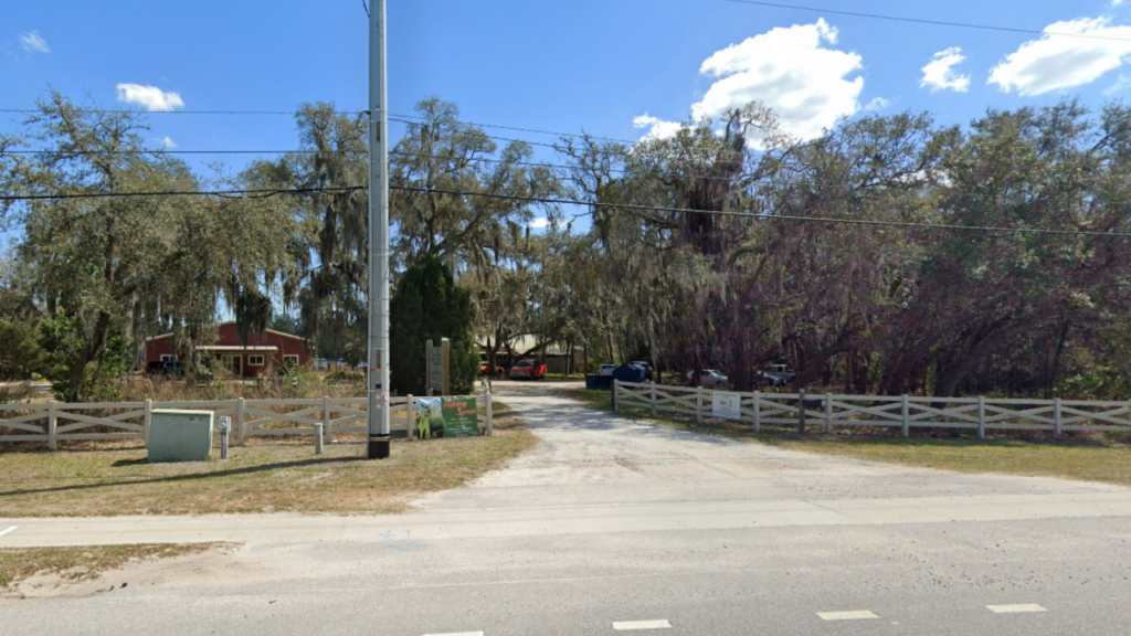 Entrance to Bell Creek Nature Preserve Riverview FL